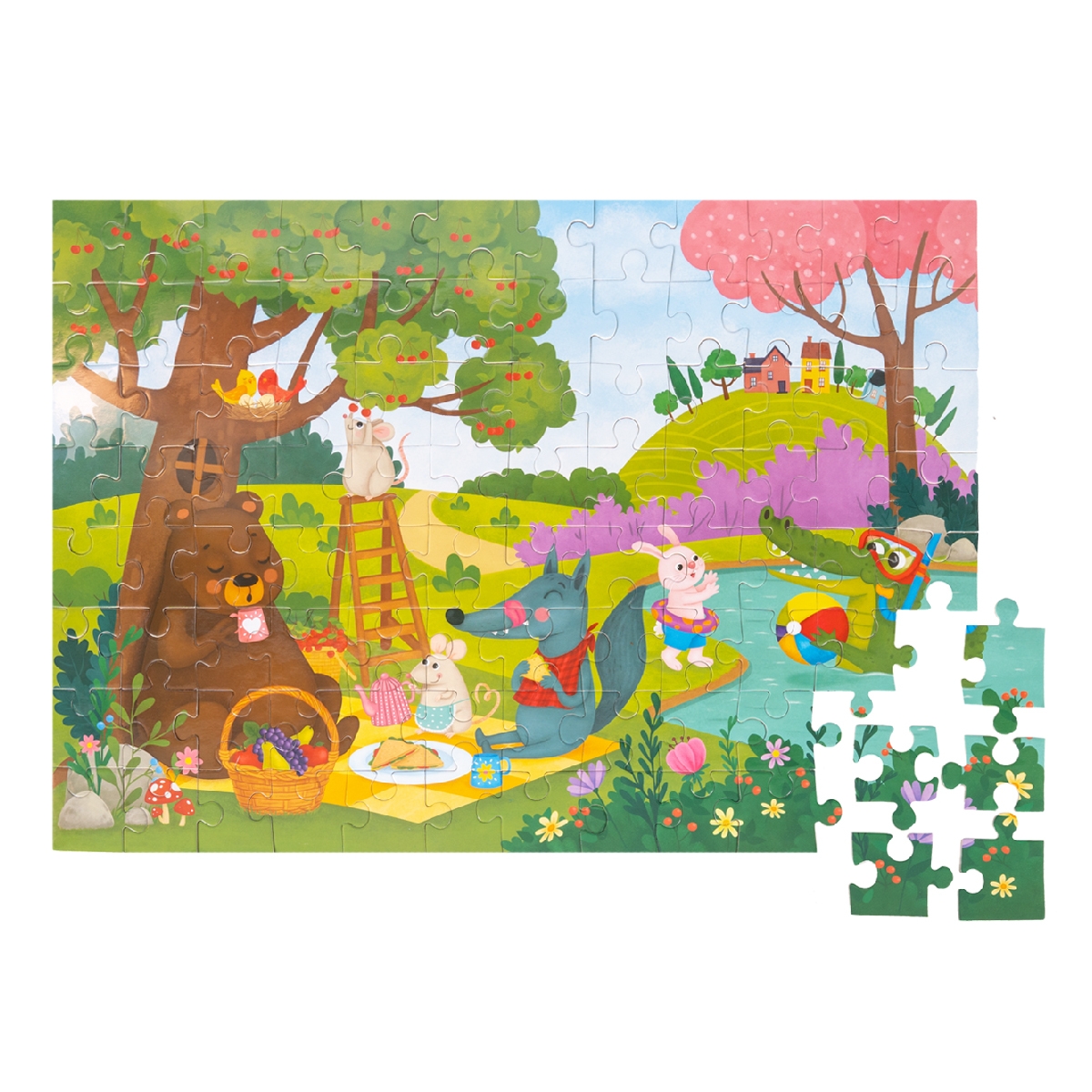 Floor Puzzle – Picnic in the Forest