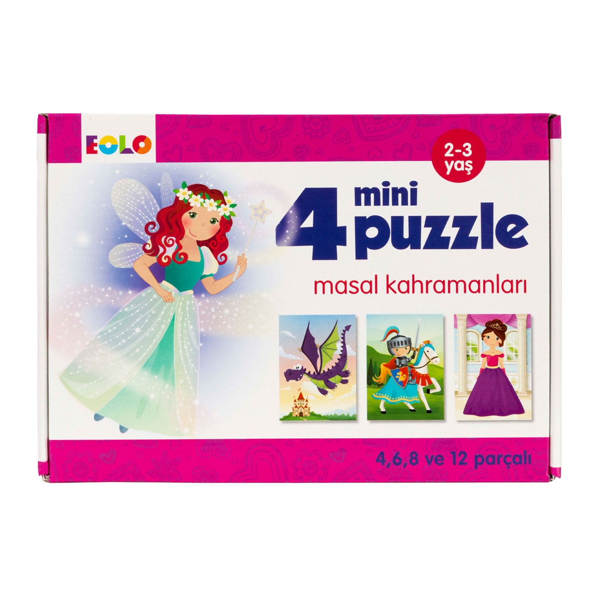 4 Mini Puzzle - Fairy Tale Heroes