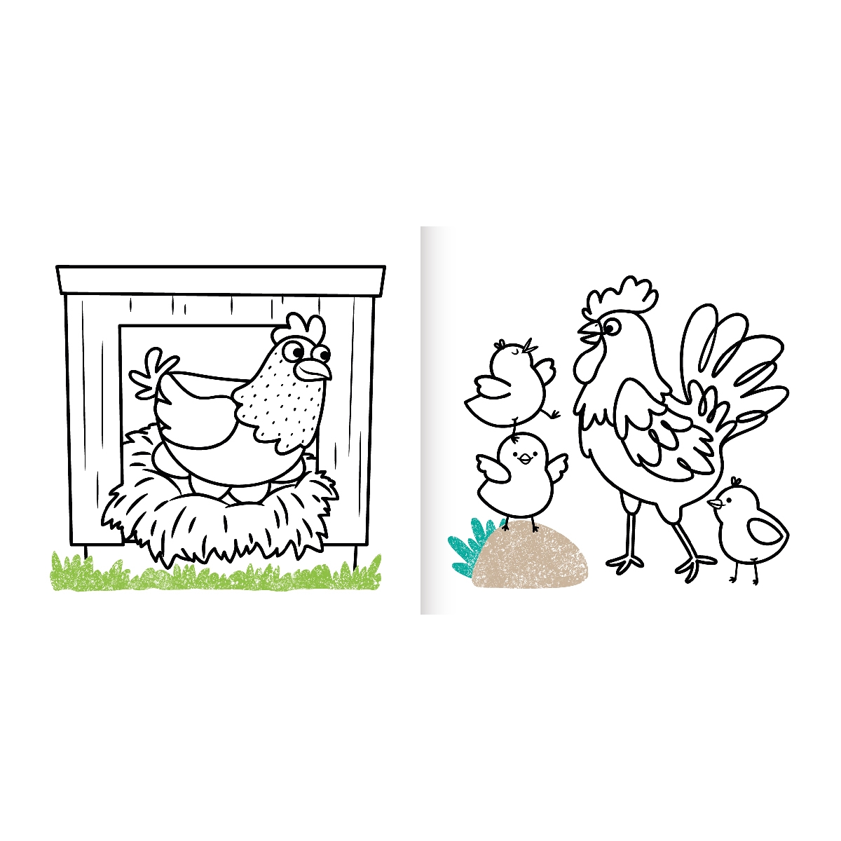 It’s Coloring Time – the Farm  
